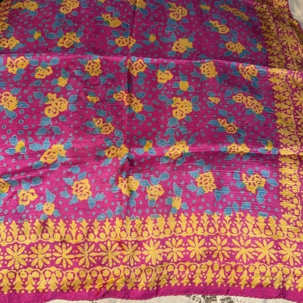 Delicate silk scarf